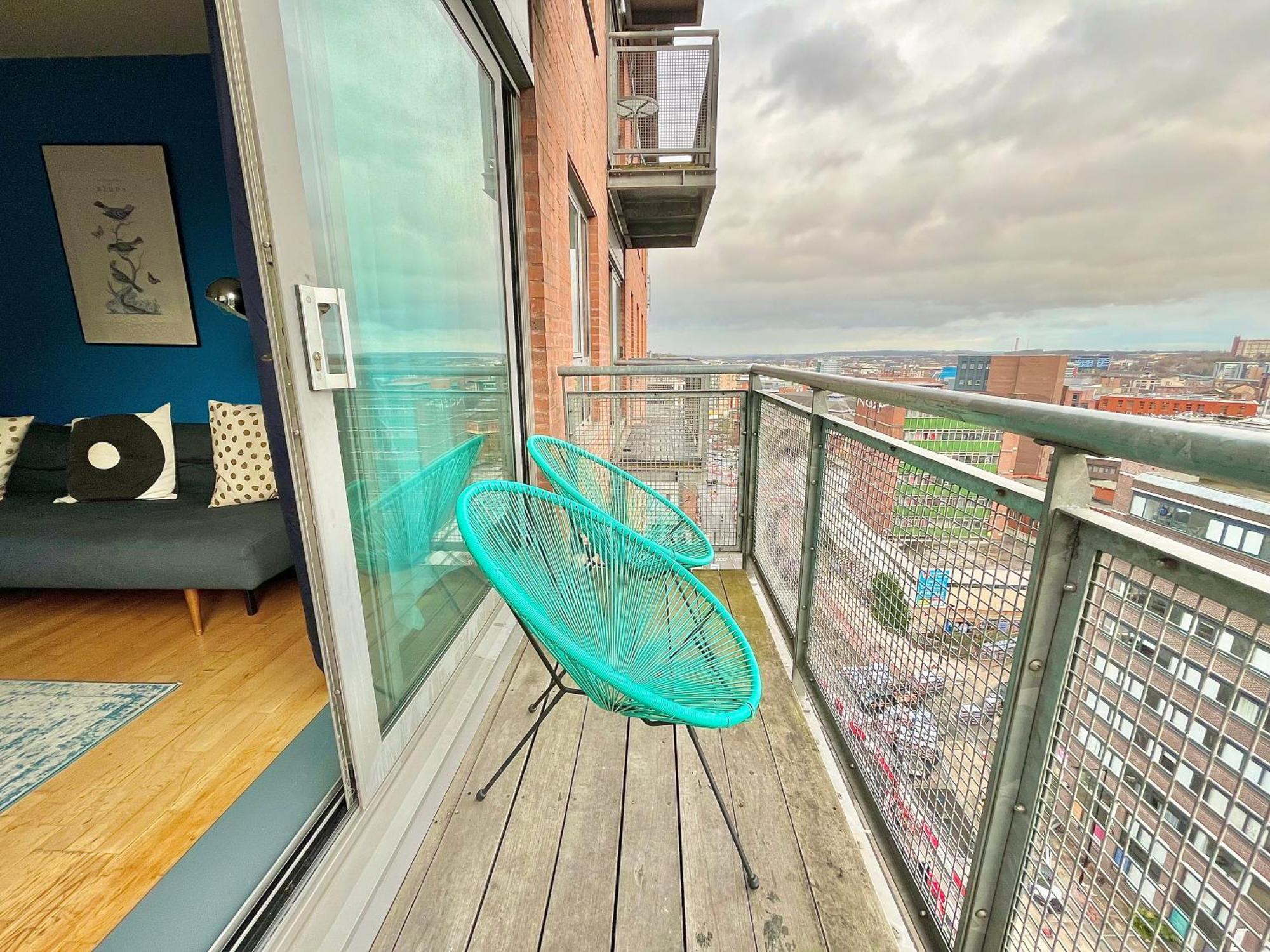 Skyview Apartment By Noknokstay - City Centre With Parking - Group, Family, Business Sheffield Exterior foto
