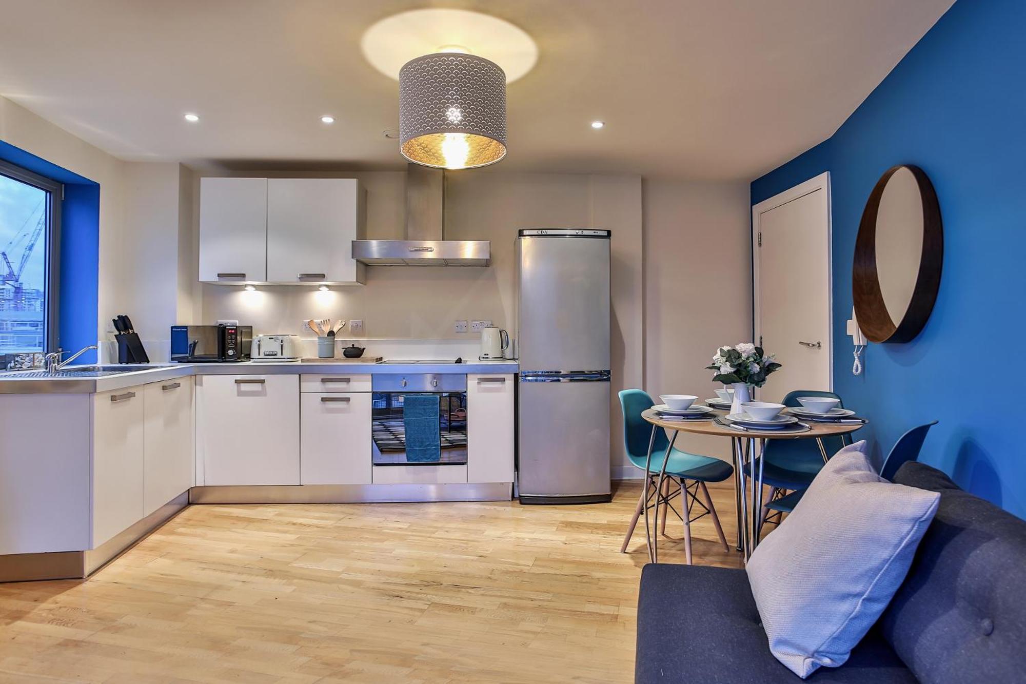 Skyview Apartment By Noknokstay - City Centre With Parking - Group, Family, Business Sheffield Exterior foto
